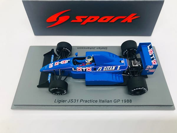 Ligier JS31 Italian GP Practice 1988 S. Johansson